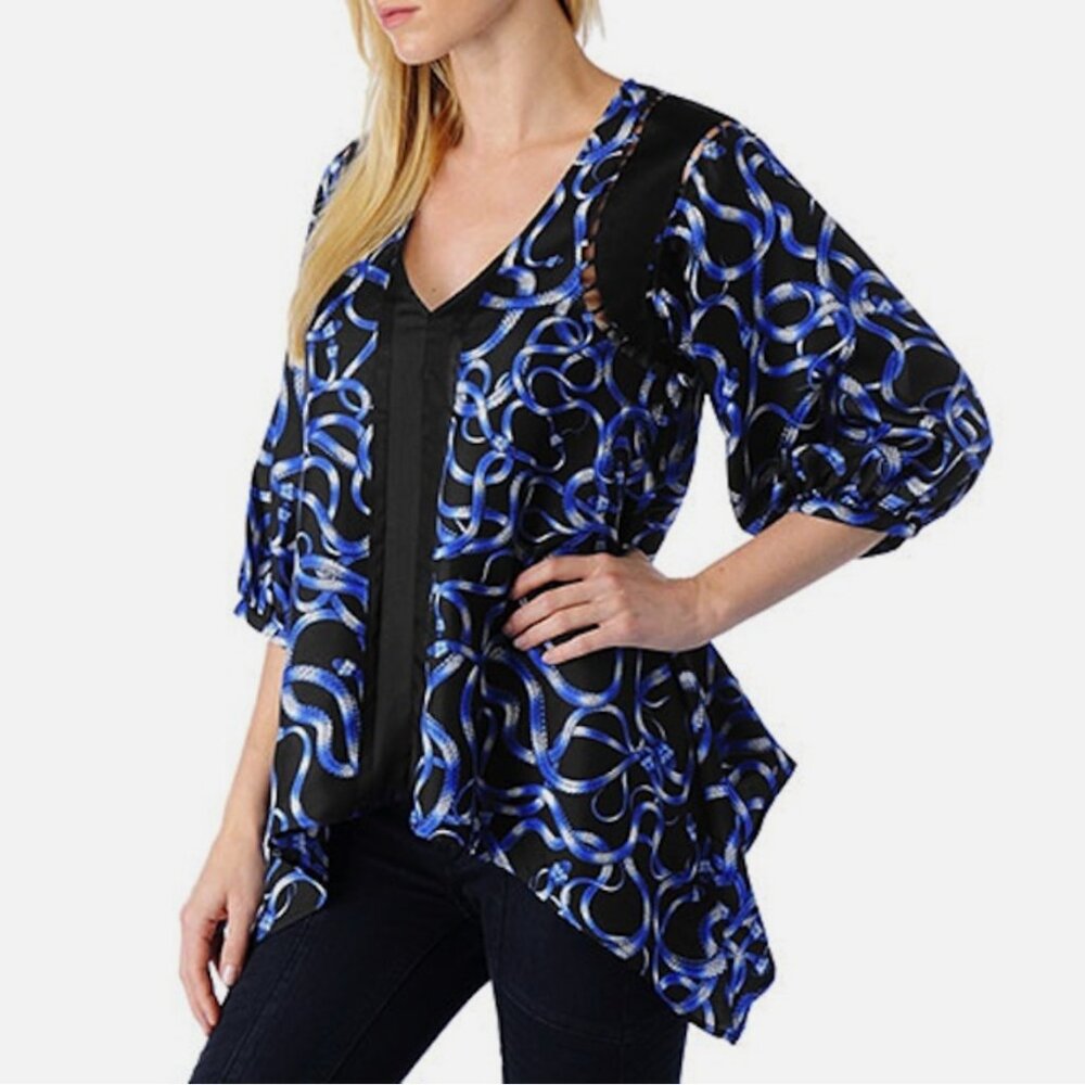 Affliction Jocelyn Silk Blouse